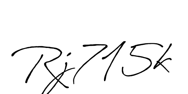 Rj715k stylish signature style. Best Handwritten Sign (Antro_Vectra_Bolder) for my name. Handwritten Signature Collection Ideas for my name Rj715k. Rj715k signature style 7 images and pictures png