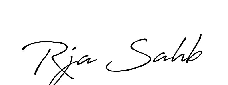 Here are the top 10 professional signature styles for the name Rja Sahb. These are the best autograph styles you can use for your name. Rja Sahb signature style 7 images and pictures png