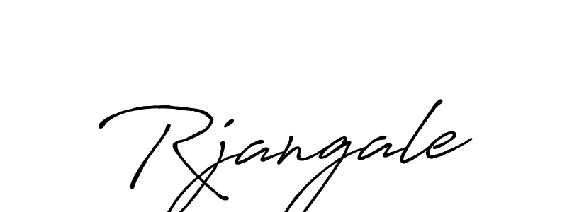 Use a signature maker to create a handwritten signature online. With this signature software, you can design (Antro_Vectra_Bolder) your own signature for name Rjangale. Rjangale signature style 7 images and pictures png