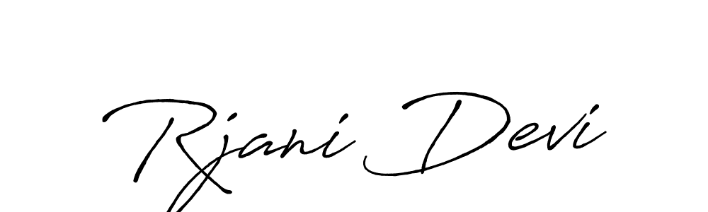 This is the best signature style for the Rjani Devi name. Also you like these signature font (Antro_Vectra_Bolder). Mix name signature. Rjani Devi signature style 7 images and pictures png