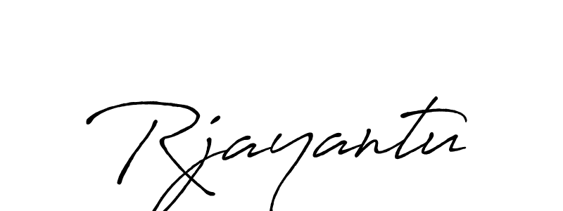 It looks lik you need a new signature style for name Rjayantu. Design unique handwritten (Antro_Vectra_Bolder) signature with our free signature maker in just a few clicks. Rjayantu signature style 7 images and pictures png
