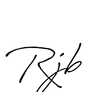 Create a beautiful signature design for name Rjb. With this signature (Antro_Vectra_Bolder) fonts, you can make a handwritten signature for free. Rjb signature style 7 images and pictures png