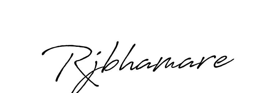 Antro_Vectra_Bolder is a professional signature style that is perfect for those who want to add a touch of class to their signature. It is also a great choice for those who want to make their signature more unique. Get Rjbhamare name to fancy signature for free. Rjbhamare signature style 7 images and pictures png