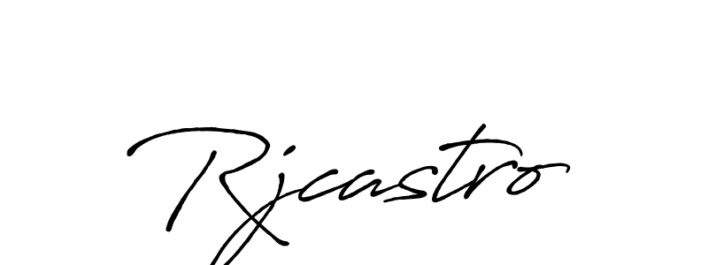 Rjcastro stylish signature style. Best Handwritten Sign (Antro_Vectra_Bolder) for my name. Handwritten Signature Collection Ideas for my name Rjcastro. Rjcastro signature style 7 images and pictures png