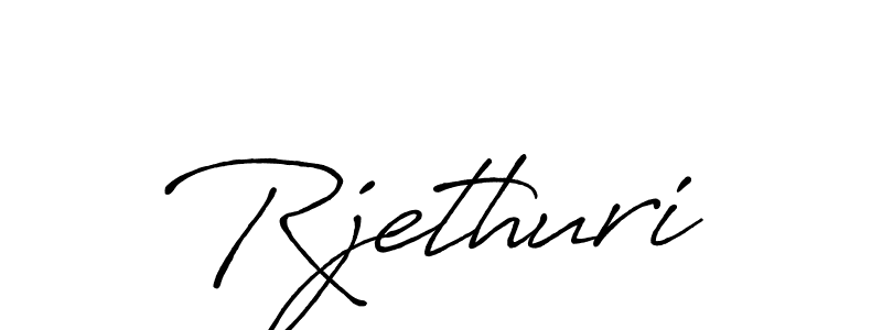 Make a beautiful signature design for name Rjethuri. With this signature (Antro_Vectra_Bolder) style, you can create a handwritten signature for free. Rjethuri signature style 7 images and pictures png