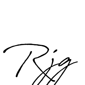 Also we have Rjg name is the best signature style. Create professional handwritten signature collection using Antro_Vectra_Bolder autograph style. Rjg signature style 7 images and pictures png