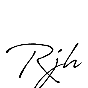 Here are the top 10 professional signature styles for the name Rjh. These are the best autograph styles you can use for your name. Rjh signature style 7 images and pictures png