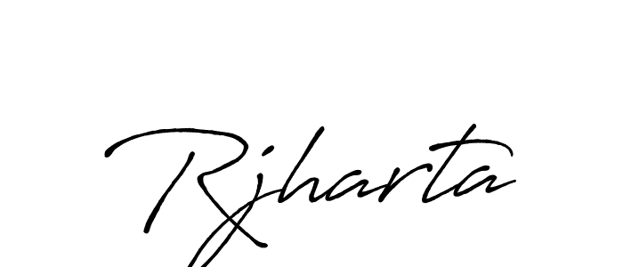 Also You can easily find your signature by using the search form. We will create Rjharta name handwritten signature images for you free of cost using Antro_Vectra_Bolder sign style. Rjharta signature style 7 images and pictures png