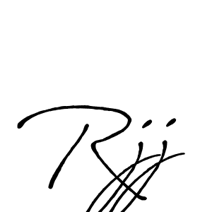 How to make Rjj signature? Antro_Vectra_Bolder is a professional autograph style. Create handwritten signature for Rjj name. Rjj signature style 7 images and pictures png