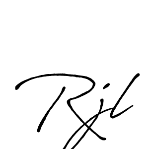 Design your own signature with our free online signature maker. With this signature software, you can create a handwritten (Antro_Vectra_Bolder) signature for name Rjl. Rjl signature style 7 images and pictures png