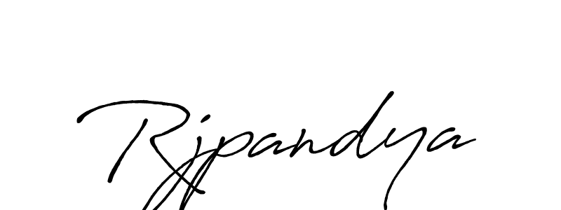 Design your own signature with our free online signature maker. With this signature software, you can create a handwritten (Antro_Vectra_Bolder) signature for name Rjpandya. Rjpandya signature style 7 images and pictures png