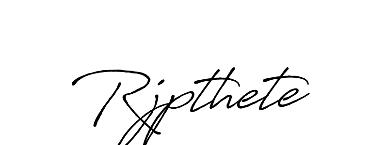 Make a beautiful signature design for name Rjpthete. With this signature (Antro_Vectra_Bolder) style, you can create a handwritten signature for free. Rjpthete signature style 7 images and pictures png