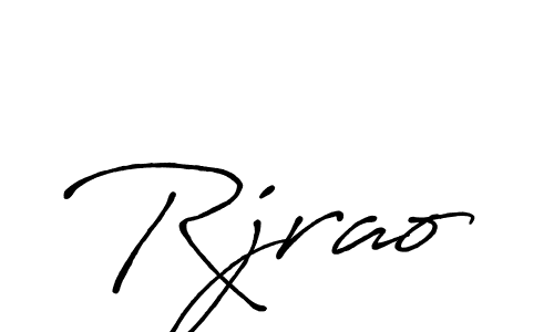 Rjrao stylish signature style. Best Handwritten Sign (Antro_Vectra_Bolder) for my name. Handwritten Signature Collection Ideas for my name Rjrao. Rjrao signature style 7 images and pictures png