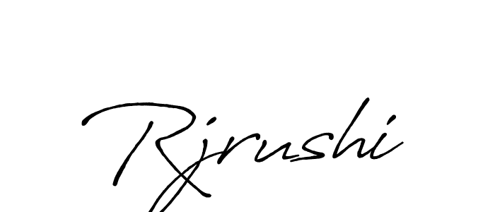 Design your own signature with our free online signature maker. With this signature software, you can create a handwritten (Antro_Vectra_Bolder) signature for name Rjrushi. Rjrushi signature style 7 images and pictures png