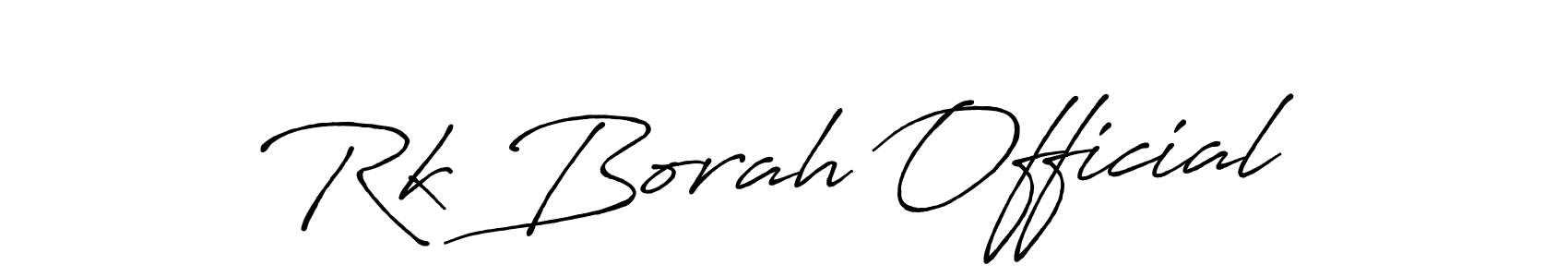 Also You can easily find your signature by using the search form. We will create Rk Borah Official name handwritten signature images for you free of cost using Antro_Vectra_Bolder sign style. Rk Borah Official signature style 7 images and pictures png