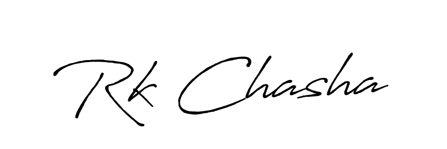 Design your own signature with our free online signature maker. With this signature software, you can create a handwritten (Antro_Vectra_Bolder) signature for name Rk Chasha. Rk Chasha signature style 7 images and pictures png