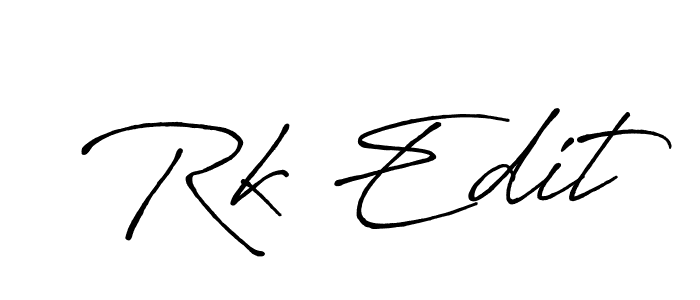 Also You can easily find your signature by using the search form. We will create Rk Edit name handwritten signature images for you free of cost using Antro_Vectra_Bolder sign style. Rk Edit signature style 7 images and pictures png