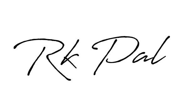 Design your own signature with our free online signature maker. With this signature software, you can create a handwritten (Antro_Vectra_Bolder) signature for name Rk Pal. Rk Pal signature style 7 images and pictures png