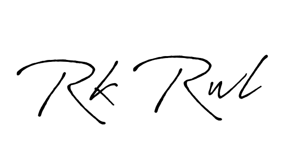 Also You can easily find your signature by using the search form. We will create Rk Rwl name handwritten signature images for you free of cost using Antro_Vectra_Bolder sign style. Rk Rwl signature style 7 images and pictures png