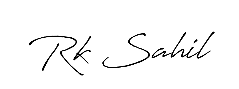 Best and Professional Signature Style for Rk Sahil. Antro_Vectra_Bolder Best Signature Style Collection. Rk Sahil signature style 7 images and pictures png