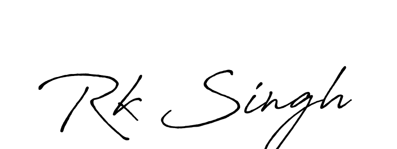 Similarly Antro_Vectra_Bolder is the best handwritten signature design. Signature creator online .You can use it as an online autograph creator for name Rk Singh. Rk Singh signature style 7 images and pictures png