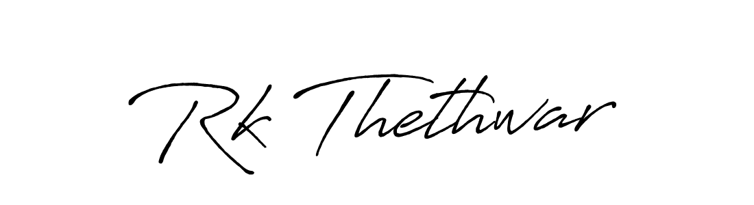 How to Draw Rk Thethwar signature style? Antro_Vectra_Bolder is a latest design signature styles for name Rk Thethwar. Rk Thethwar signature style 7 images and pictures png