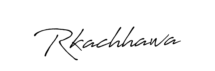 It looks lik you need a new signature style for name Rkachhawa. Design unique handwritten (Antro_Vectra_Bolder) signature with our free signature maker in just a few clicks. Rkachhawa signature style 7 images and pictures png