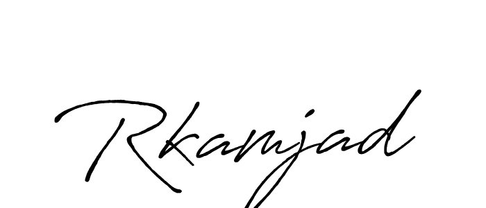 Make a beautiful signature design for name Rkamjad. Use this online signature maker to create a handwritten signature for free. Rkamjad signature style 7 images and pictures png