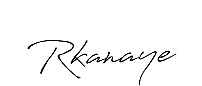 How to make Rkanaye name signature. Use Antro_Vectra_Bolder style for creating short signs online. This is the latest handwritten sign. Rkanaye signature style 7 images and pictures png