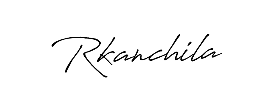 Similarly Antro_Vectra_Bolder is the best handwritten signature design. Signature creator online .You can use it as an online autograph creator for name Rkanchila. Rkanchila signature style 7 images and pictures png