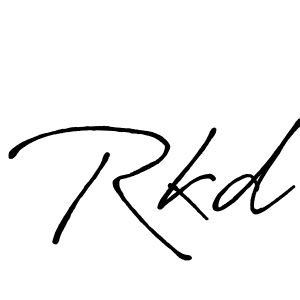 Make a beautiful signature design for name Rkd. Use this online signature maker to create a handwritten signature for free. Rkd signature style 7 images and pictures png