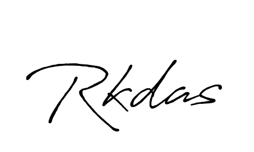 How to make Rkdas signature? Antro_Vectra_Bolder is a professional autograph style. Create handwritten signature for Rkdas name. Rkdas signature style 7 images and pictures png