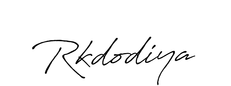 Also we have Rkdodiya name is the best signature style. Create professional handwritten signature collection using Antro_Vectra_Bolder autograph style. Rkdodiya signature style 7 images and pictures png