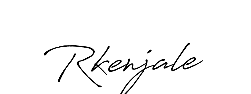 Also we have Rkenjale name is the best signature style. Create professional handwritten signature collection using Antro_Vectra_Bolder autograph style. Rkenjale signature style 7 images and pictures png