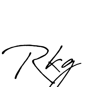 Also we have Rkg name is the best signature style. Create professional handwritten signature collection using Antro_Vectra_Bolder autograph style. Rkg signature style 7 images and pictures png