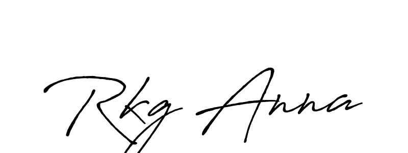 Here are the top 10 professional signature styles for the name Rkg Anna. These are the best autograph styles you can use for your name. Rkg Anna signature style 7 images and pictures png