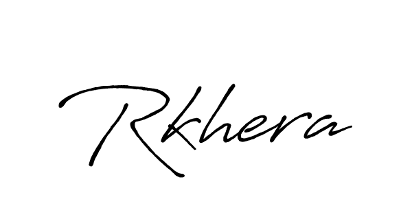 Also we have Rkhera name is the best signature style. Create professional handwritten signature collection using Antro_Vectra_Bolder autograph style. Rkhera signature style 7 images and pictures png