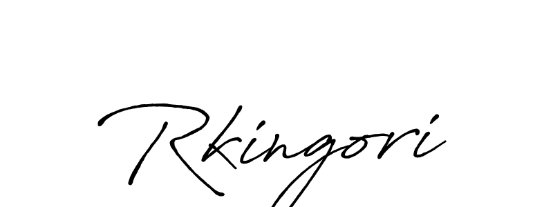 How to make Rkingori name signature. Use Antro_Vectra_Bolder style for creating short signs online. This is the latest handwritten sign. Rkingori signature style 7 images and pictures png