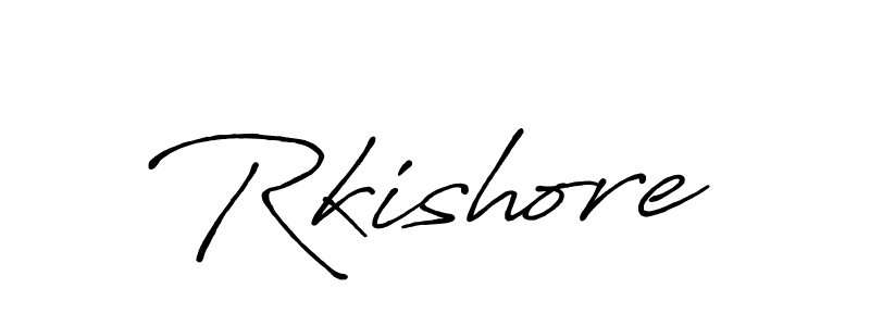 Make a beautiful signature design for name Rkishore. Use this online signature maker to create a handwritten signature for free. Rkishore signature style 7 images and pictures png