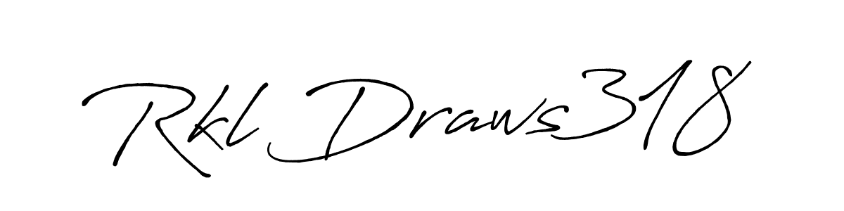 Also we have Rkl Draws318 name is the best signature style. Create professional handwritten signature collection using Antro_Vectra_Bolder autograph style. Rkl Draws318 signature style 7 images and pictures png