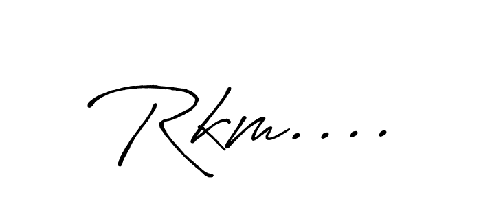 Make a short Rkm.... signature style. Manage your documents anywhere anytime using Antro_Vectra_Bolder. Create and add eSignatures, submit forms, share and send files easily. Rkm.... signature style 7 images and pictures png