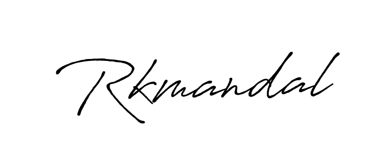 Use a signature maker to create a handwritten signature online. With this signature software, you can design (Antro_Vectra_Bolder) your own signature for name Rkmandal. Rkmandal signature style 7 images and pictures png