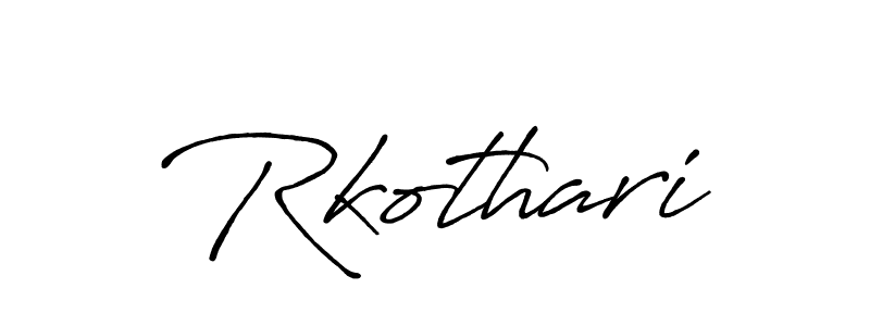 Also You can easily find your signature by using the search form. We will create Rkothari name handwritten signature images for you free of cost using Antro_Vectra_Bolder sign style. Rkothari signature style 7 images and pictures png