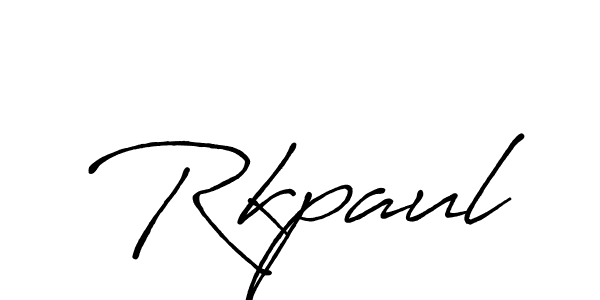 How to make Rkpaul signature? Antro_Vectra_Bolder is a professional autograph style. Create handwritten signature for Rkpaul name. Rkpaul signature style 7 images and pictures png
