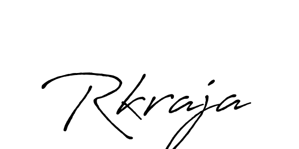 How to make Rkraja signature? Antro_Vectra_Bolder is a professional autograph style. Create handwritten signature for Rkraja name. Rkraja signature style 7 images and pictures png