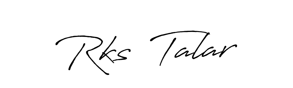 Once you've used our free online signature maker to create your best signature Antro_Vectra_Bolder style, it's time to enjoy all of the benefits that Rks  Talar name signing documents. Rks  Talar signature style 7 images and pictures png