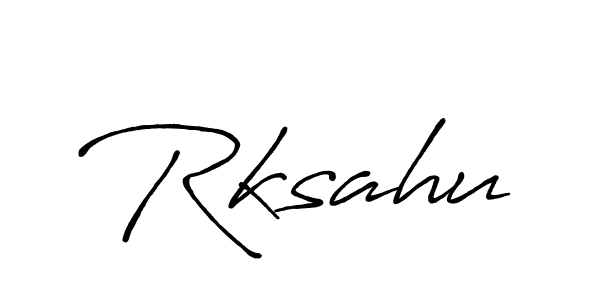 Also we have Rksahu name is the best signature style. Create professional handwritten signature collection using Antro_Vectra_Bolder autograph style. Rksahu signature style 7 images and pictures png