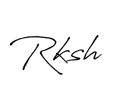 Once you've used our free online signature maker to create your best signature Antro_Vectra_Bolder style, it's time to enjoy all of the benefits that Rksh name signing documents. Rksh signature style 7 images and pictures png