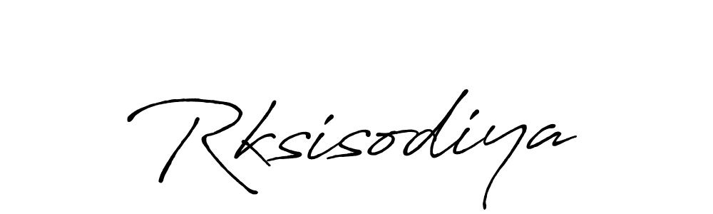 Rksisodiya stylish signature style. Best Handwritten Sign (Antro_Vectra_Bolder) for my name. Handwritten Signature Collection Ideas for my name Rksisodiya. Rksisodiya signature style 7 images and pictures png