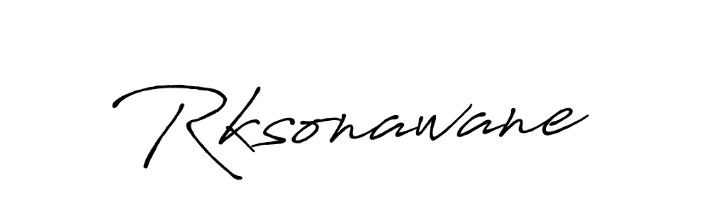 The best way (Antro_Vectra_Bolder) to make a short signature is to pick only two or three words in your name. The name Rksonawane include a total of six letters. For converting this name. Rksonawane signature style 7 images and pictures png